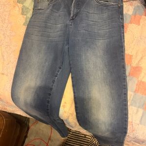 Universal Standard distressed skinny jeans